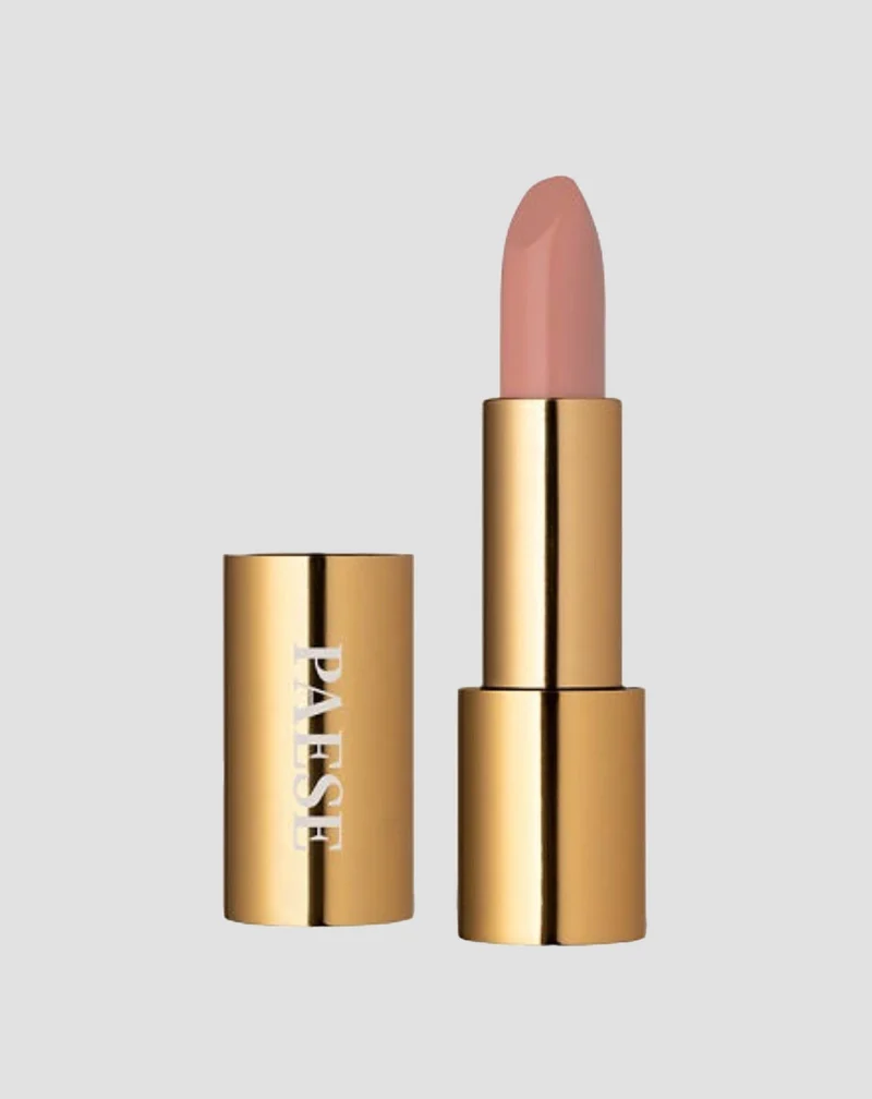 Rouge à lèvres crémeux à l'huile d'argan couleur magnétique rose poudré n° 17 Paese