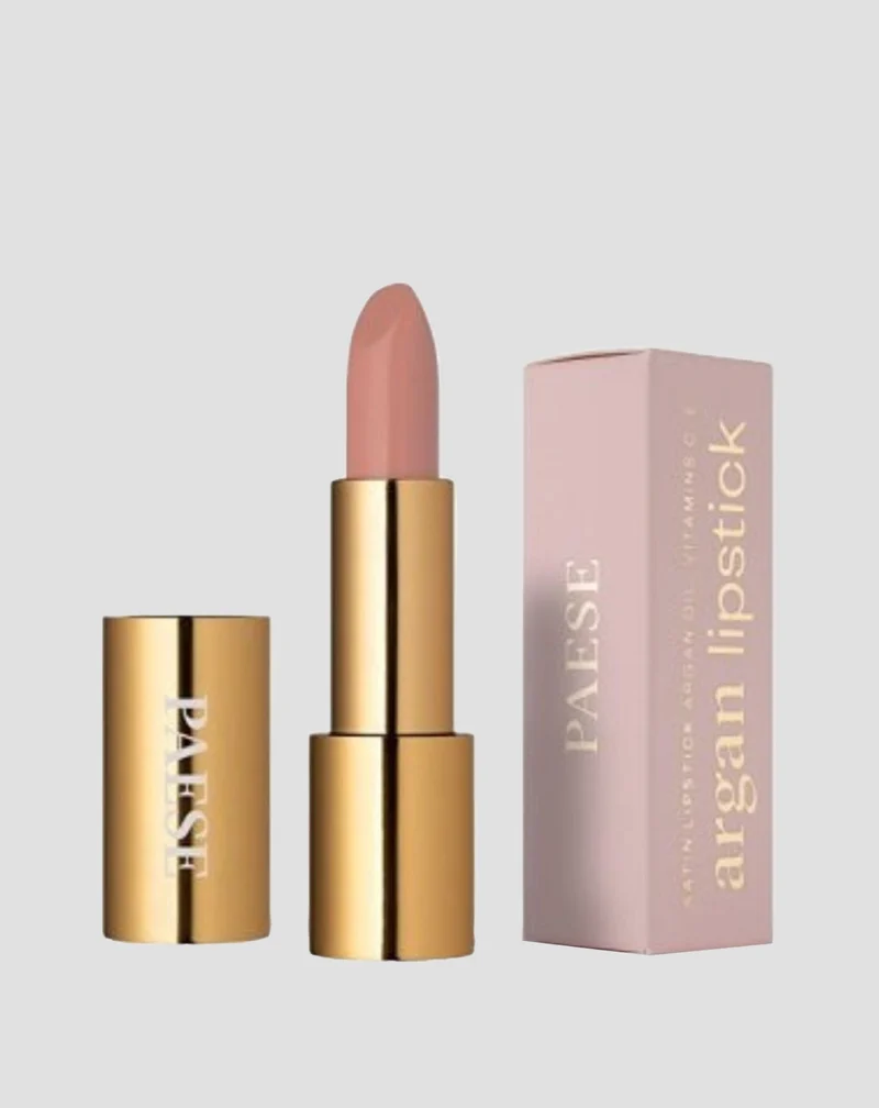 Rouge à lèvres crémeux à l'huile d'argan couleur magnétique rose poudré n° 17 Paese
