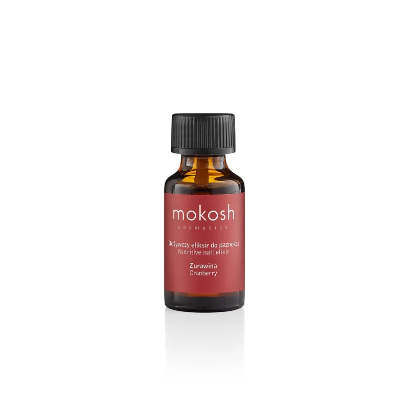 Élixir nourrissant pour les ongles Canneberge aux vitamines E et A Mokosh