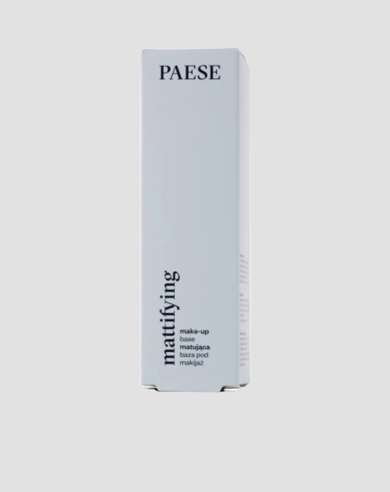 Base de maquillage matifiante en silicone pour les peaux grasses et mixtes à la vitamine E Mattifying Paese