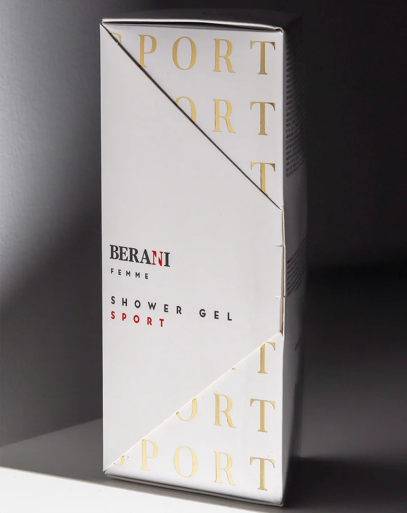 Gel douche naturel Sport pour nettoyer la peau après un entraînement intensif Berani Femme