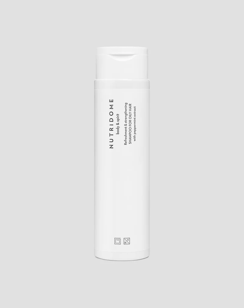 Shampoing pour cheveux gras Nutridome pour une fraîcheur durable