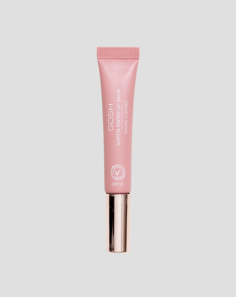 Baume à lèvres hydratant et nourrissant avec SPF 15 couleur 004 Vintage Rose Soft'n Tinted Gosh