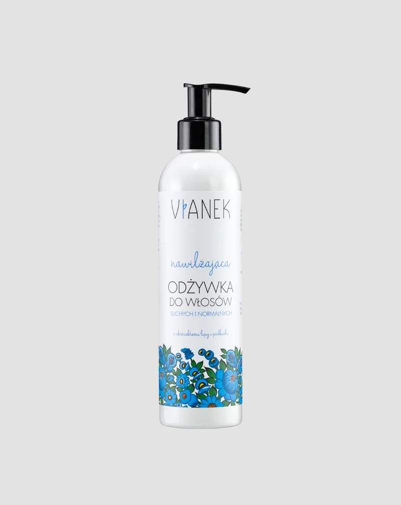 Après-shampooing hydratant pour cheveux secs et normaux à l’extrait de tilleul et de tussilage Vianek
