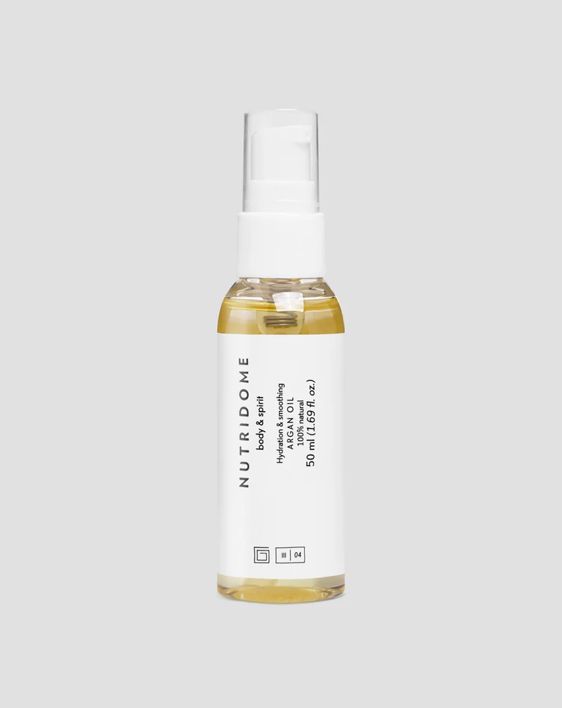 Huile d'argan Nutridome 100 % naturelle, hydratante et protectrice
