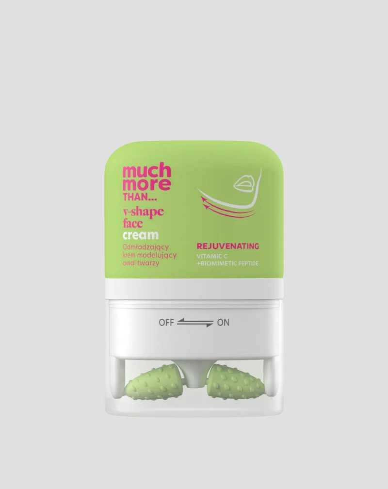 Crème rajeunissante pour modeler l'ovale à la vitamine C et au peptide biomimétique Much More Than