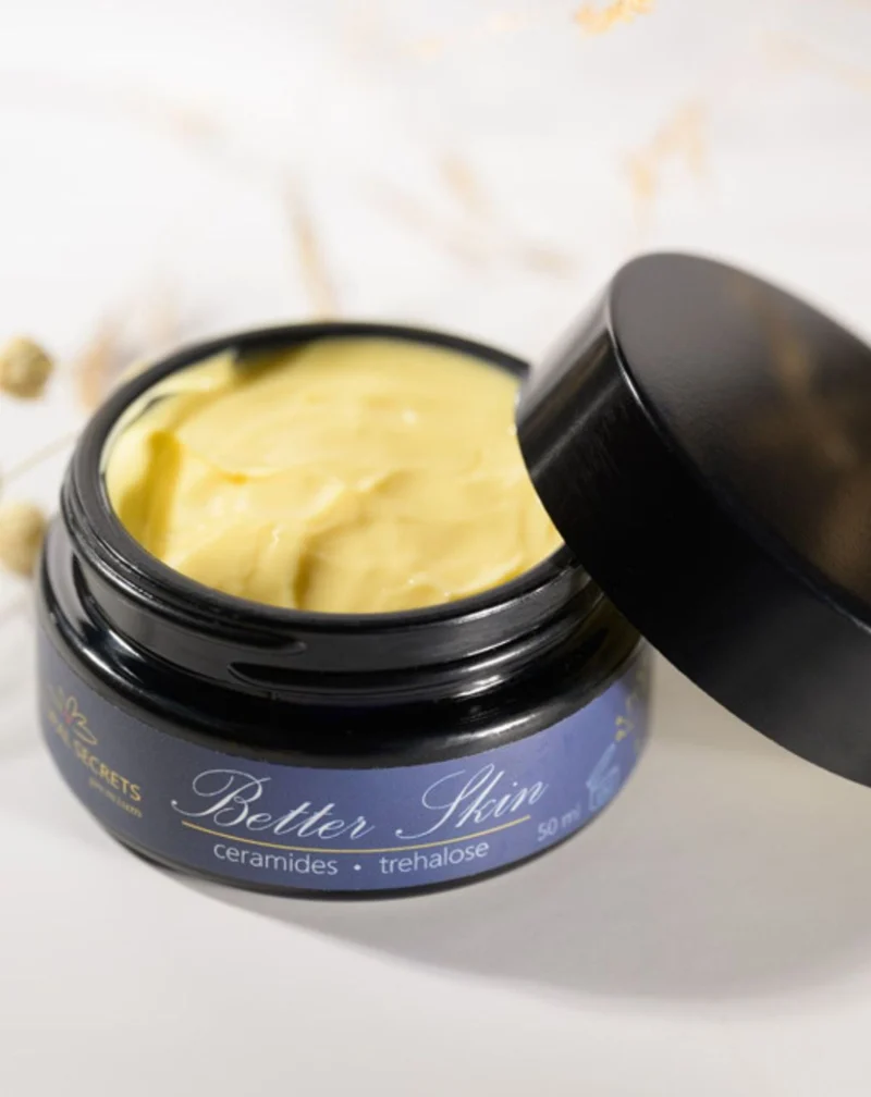 Crème de jour ou de nuit pour le visage à base de céramides et de tréhalose Better Skin Natural Secrets