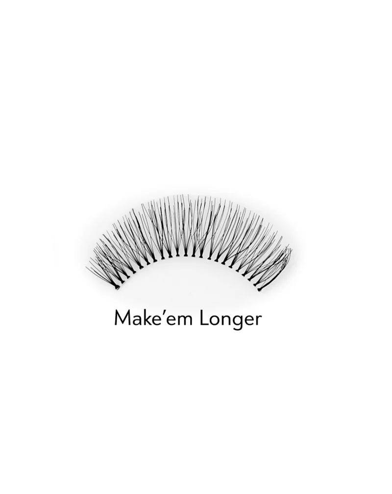 Faux cils 2D pour des applications multiples pour un effet naturel Make'em Longer Bamm!Lashes
