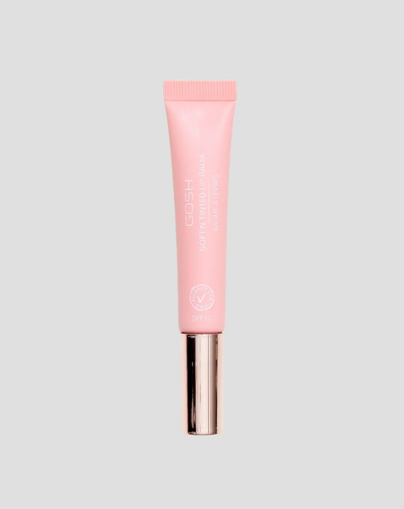 Baume à lèvres hydratant et nourrissant avec SPF 15 couleur 003 Rose Soft’n Tinted Gosh