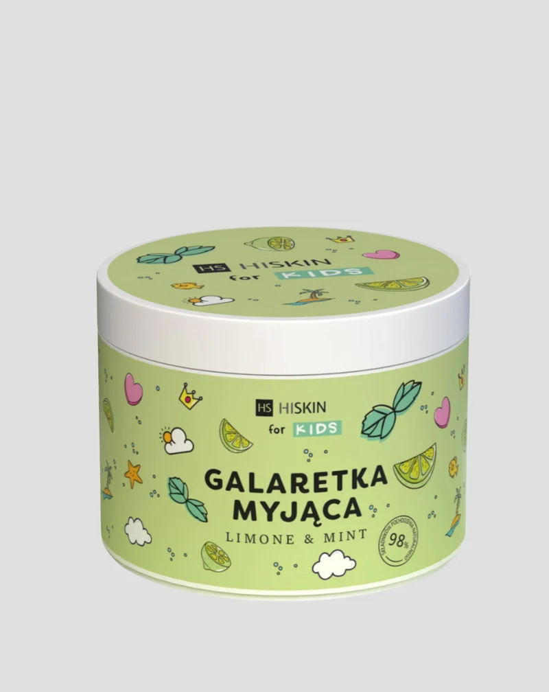 Gelée de bain pour enfants verte sweet lime HiSkin for Kids