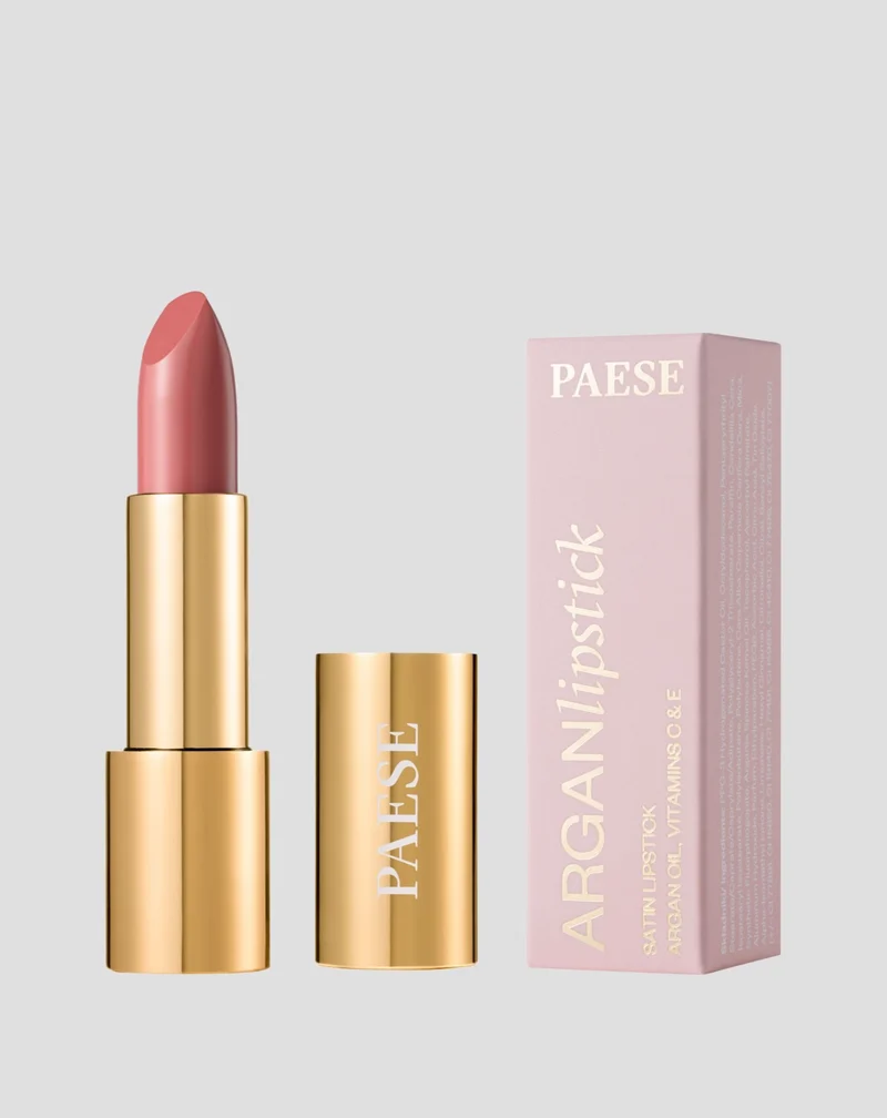 Rouge à lèvres crémeux à l'huile d'argan couleur magnétique rose satiné n° 75 Paese