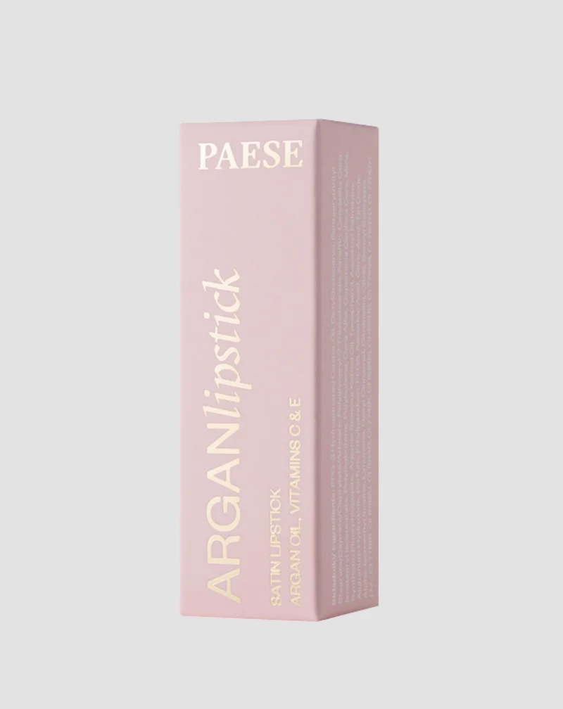 Rouge à lèvres crémeux à l'huile d'argan couleur magnétique rose satiné n° 75 Paese