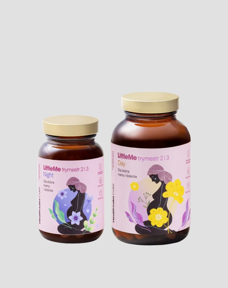 Supplément pour soutenir le développement normal de la grossesse LittleMe trimestre 2 i 3 Health Labs Care 150 gélules