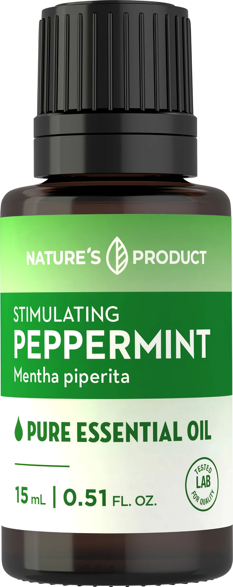 Peppermint Pure Essential Oil, 15 mL (0.51 fl.oz) Dropper Bottle