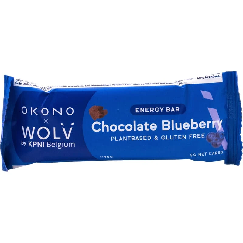 OKONO - Barre énergétique Keto chocolat myrtille