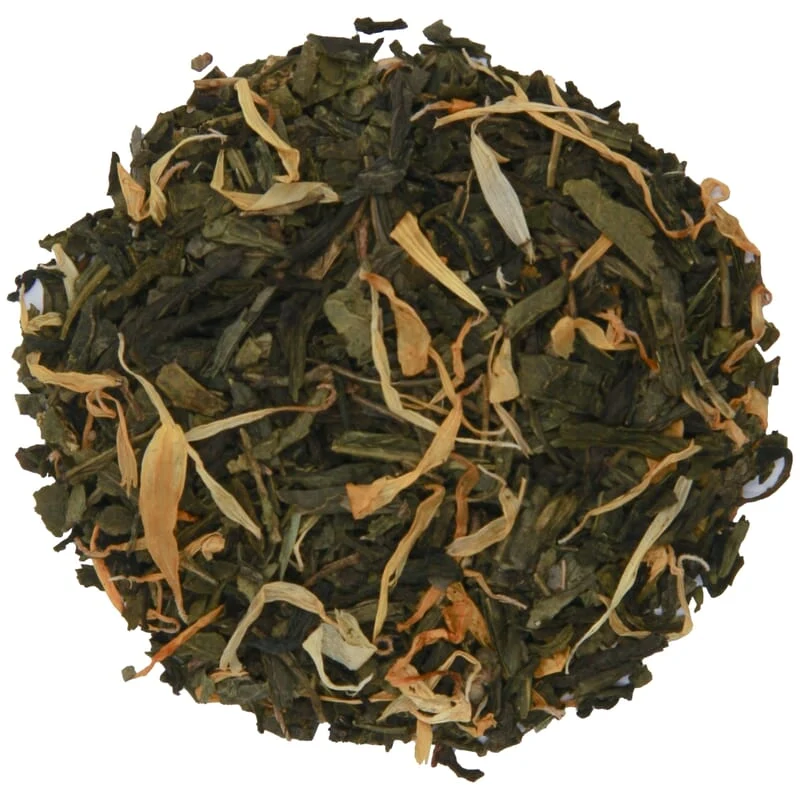 Thé vert à infusion froide pêche bio