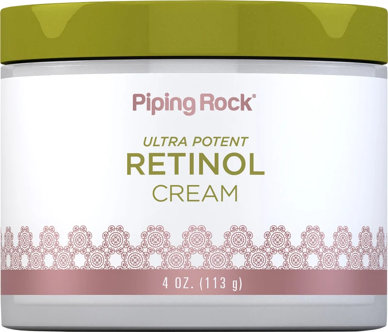 Retinol Cream (Ultra Potent Vitamin A Cream), 400,000 IU per Jar IU, 4 oz (113 g) Jar
