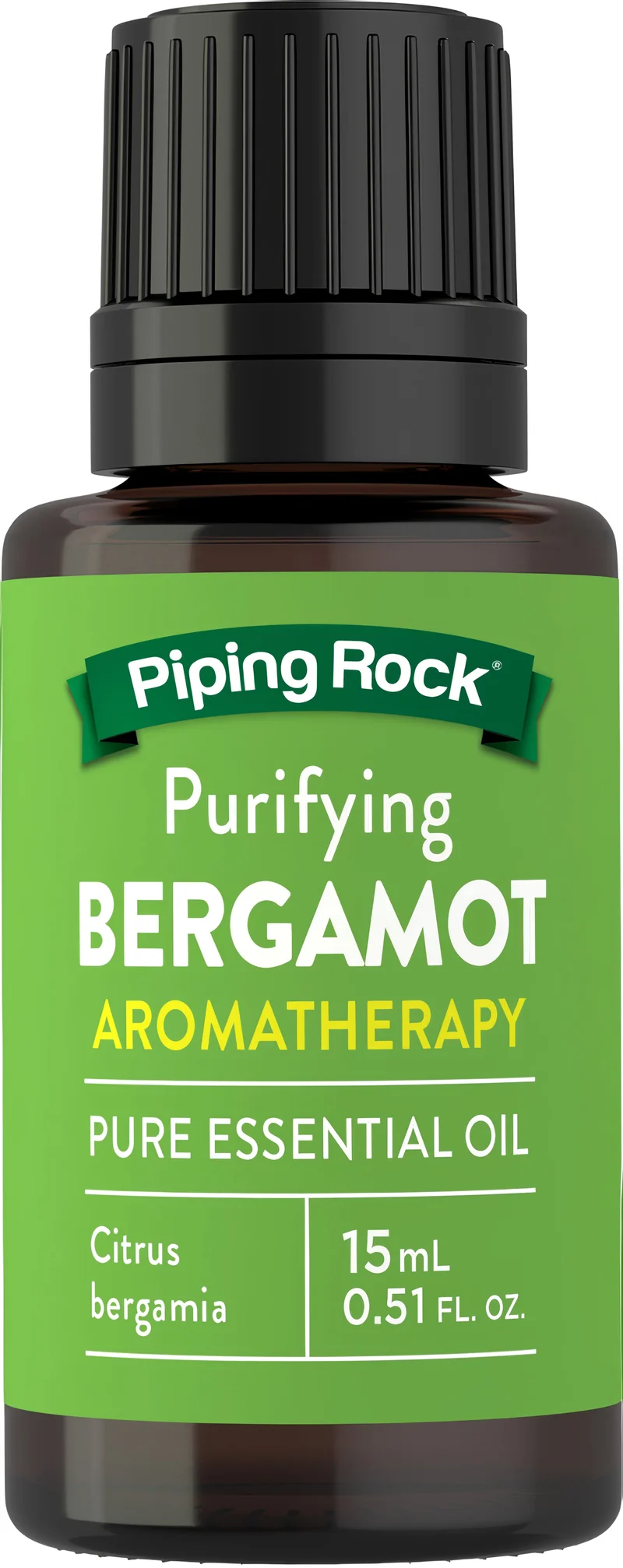 Bergamot Pure Essential Oil, 1/2 fl oz (15 mL) Dropper Bottle