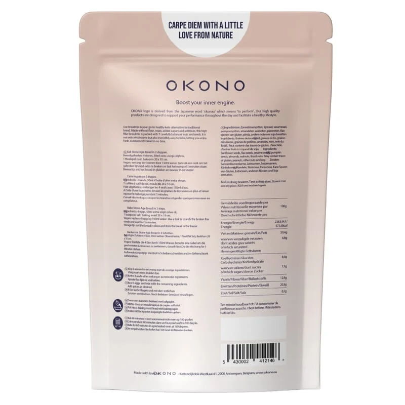 OKONO - Mélange à pain - stone age bread