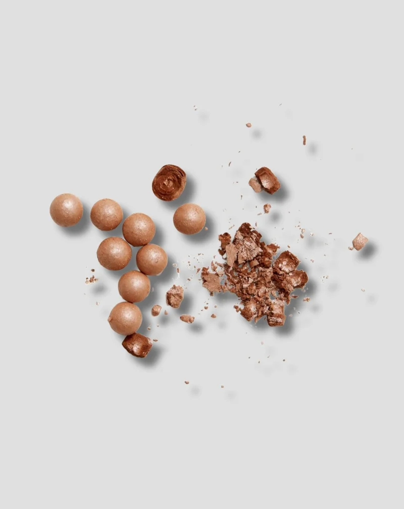 Poudre bronzante irisée en billes pour tous les types de peau à effet hâlé Gosh