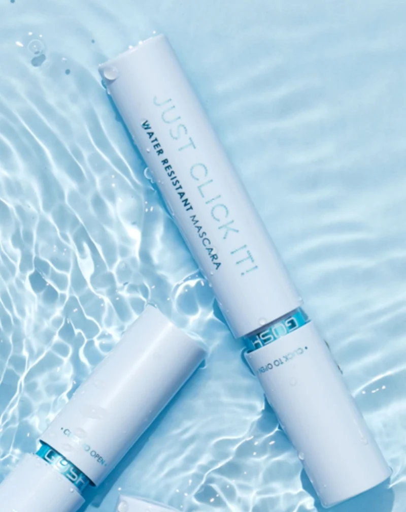 Mascara imperméable épaississant les cils pour un effet volumateur Just Click it Gosh