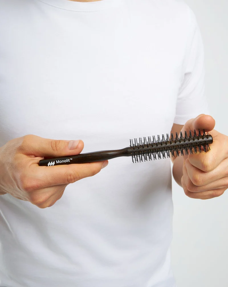 Brosse à cheveux Quiff en bois de hêtre Monolit