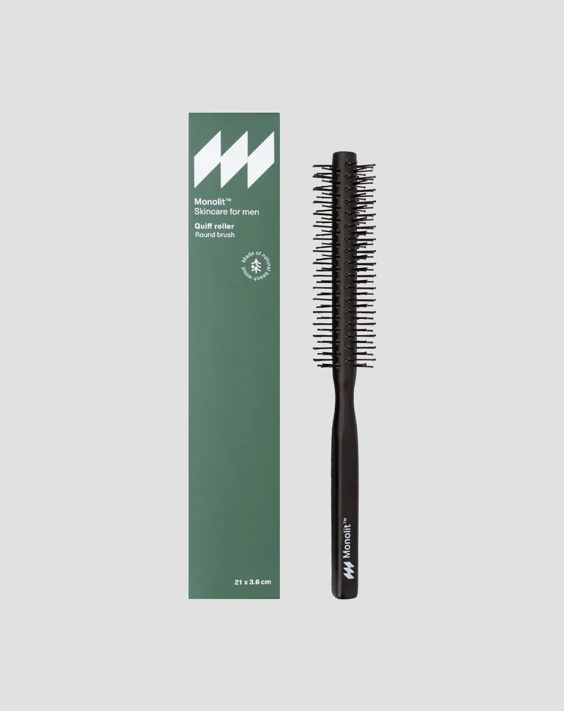 Brosse à cheveux Quiff en bois de hêtre Monolit