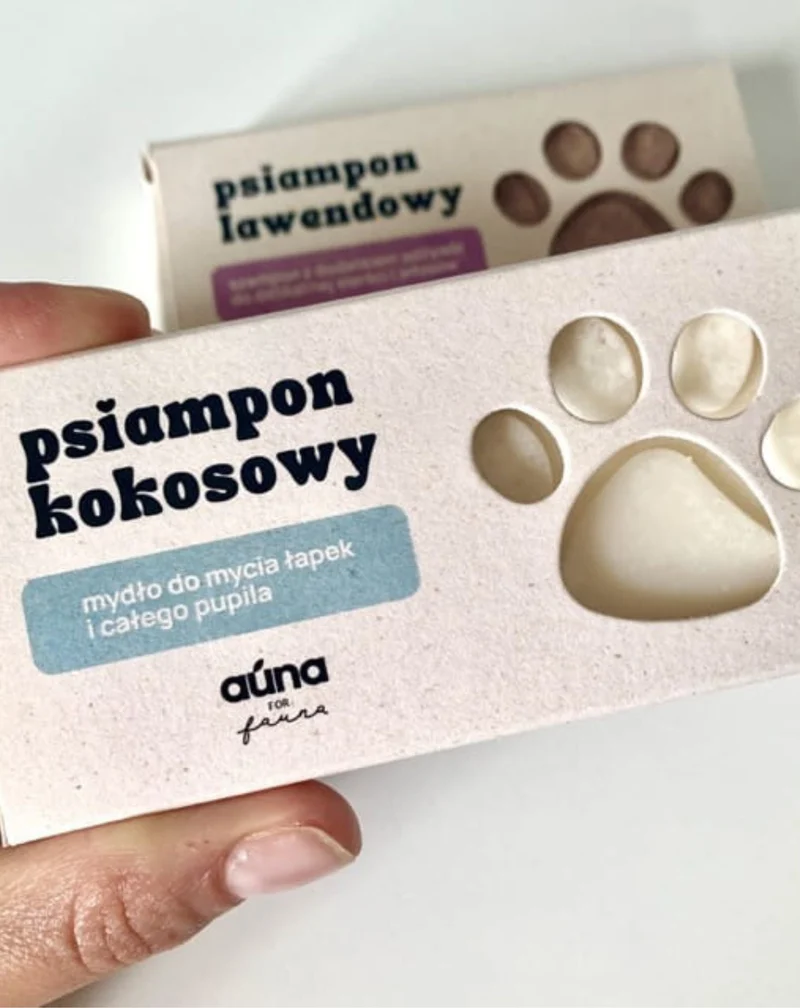Shampooing pour chien à la noix de coco pour nettoyer les pattes et le corps entier de l'animal Auna For Fauna