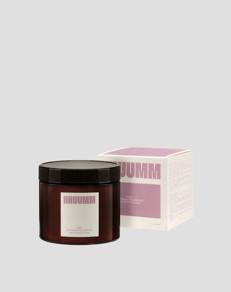 Nettoyant corporel naturellement nourrissant au parfum de rose HHUUMM