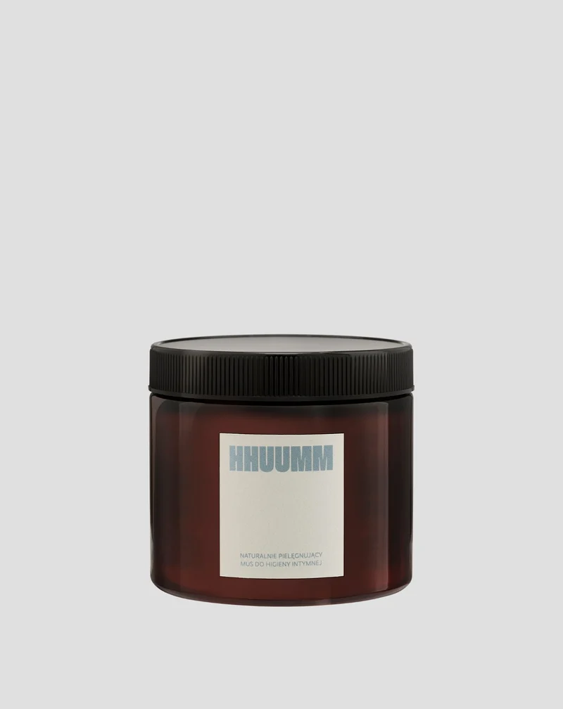 Mousse d'hygiène intime naturellement soignante avec la formule douce HHUUMM