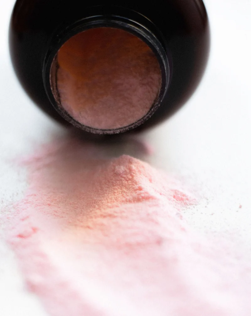 Poudre de bain adoucissante aux pétales de rose HHUUMM