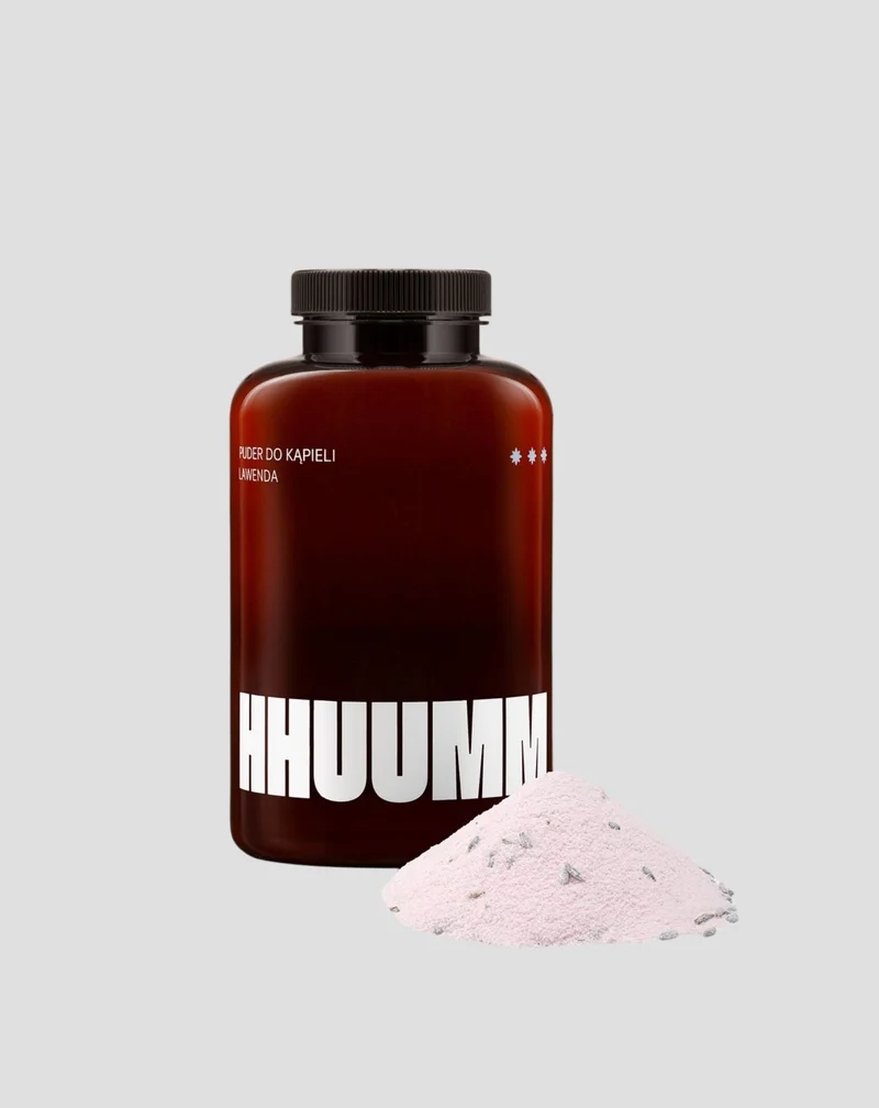 Poudre de bain adoucissante à l'huile de lavande HHUUMM