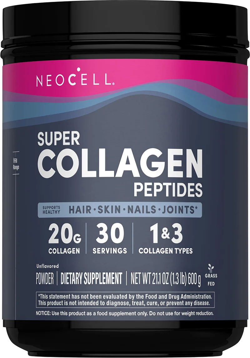 Grassfed Collagen Peptides, 21.1 oz (600 g) Powder