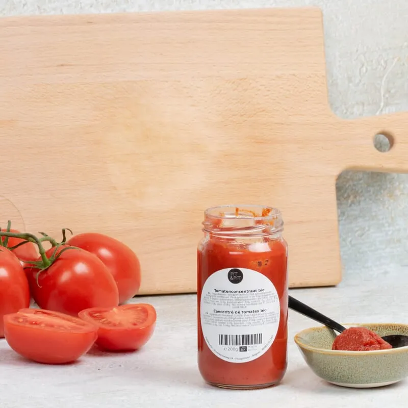 Concentré de tomates biologiques