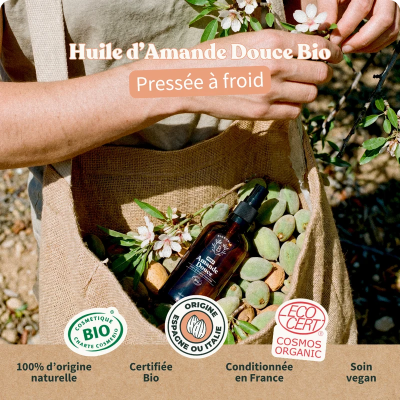 Huile d'Amande Douce Bio