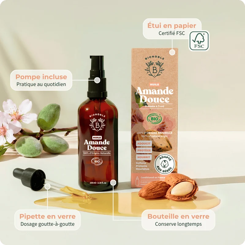 Huile d'Amande Douce Bio