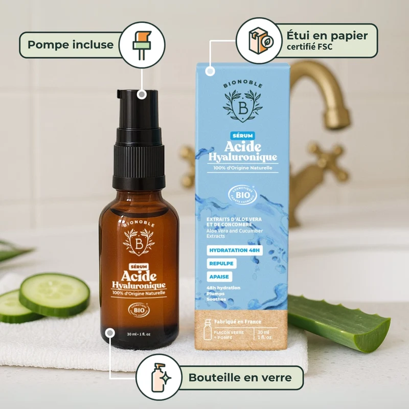 Sérum Acide Hyaluronique Certifié Bio