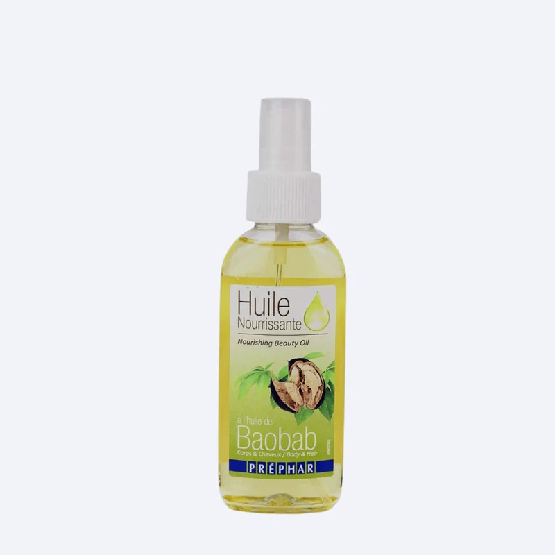 Préphar - Huile de baobab restructurante - Corps & cheveux - 100ml