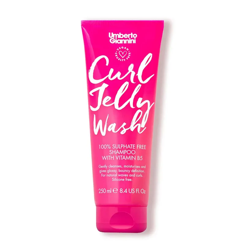Umberto Giannini - Shampoing végétal 100% sans sulfate 250ml Curl Jelly Wash (100% Sulphate Free Vegan Shampoo)