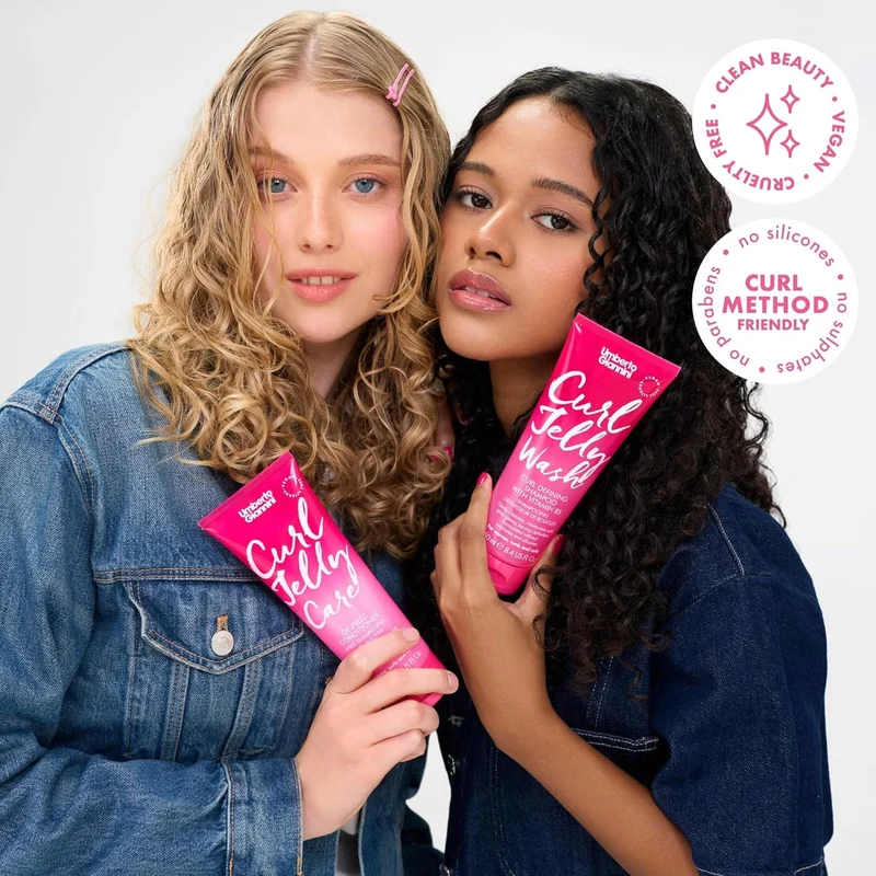 Umberto Giannini - Shampoing végétal 100% sans sulfate 250ml Curl Jelly Wash (100% Sulphate Free Vegan Shampoo)