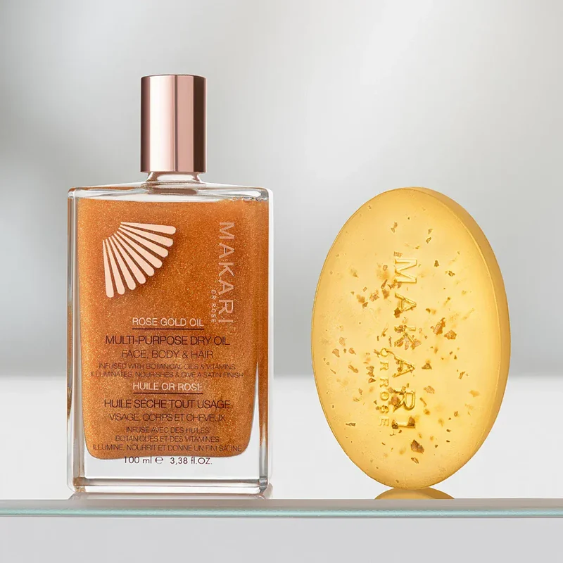 Makari - Huile Sèche Multi-Usage Or Rose 24K - 100ml