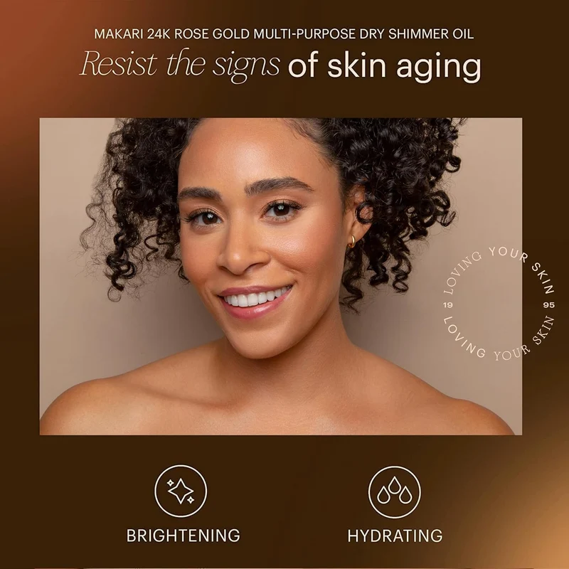 Makari - Huile Sèche Multi-Usage Or Rose 24K - 100ml