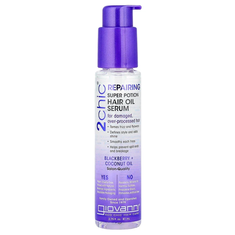 Giovanni - Sérum et huile réparateur pour les cheveux - 81ml