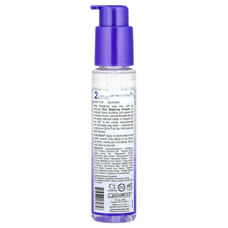 Giovanni - Sérum et huile réparateur pour les cheveux - 81ml