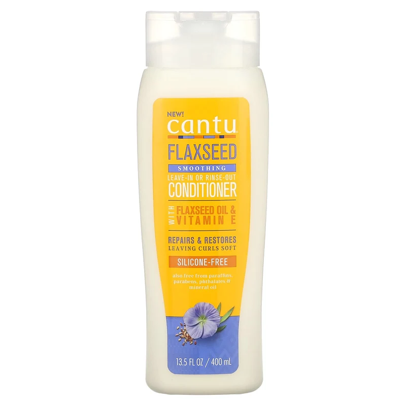 Cantu - Après-shampoing à l'huile de lin et à la vitamine E (Flaxseed Smoothing) - 400ml