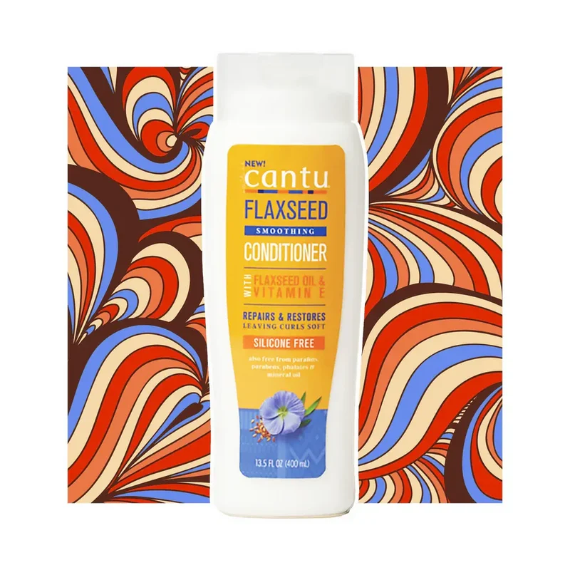 Cantu - Après-shampoing à l'huile de lin et à la vitamine E (Flaxseed Smoothing) - 400ml