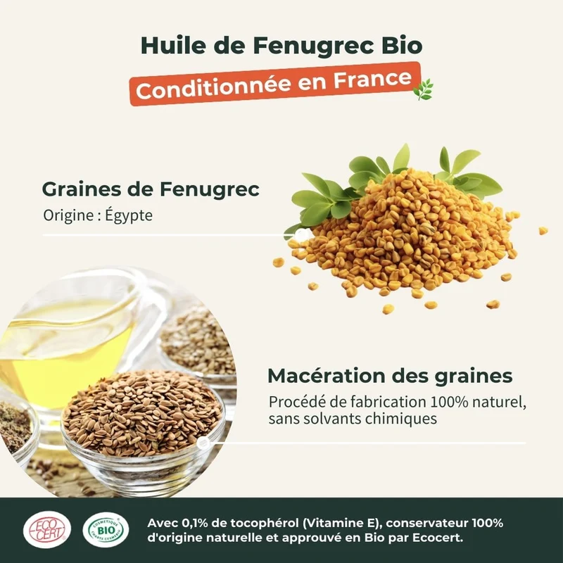 Huile de Fenugrec Bio