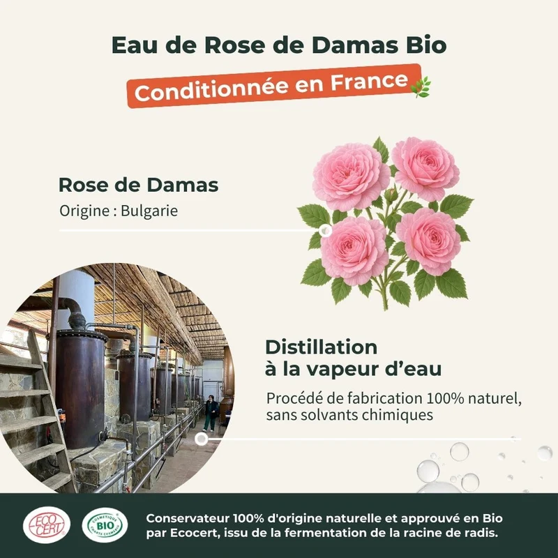 Eau de Rose de Damas Bio