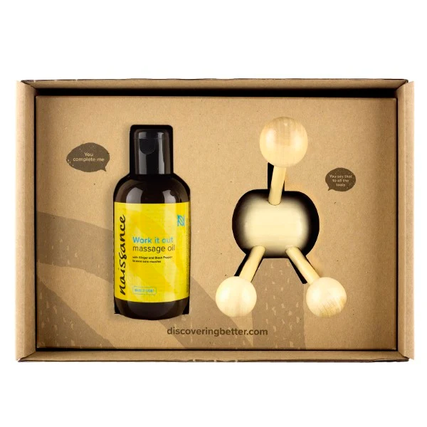 Huile de Massage Maux et Douleurs « Work it Out » - Coffret Cadeau - 100ml