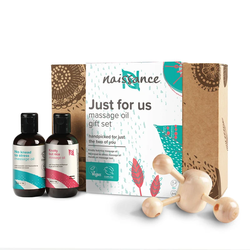 Huiles de Massage pour Couple « Just For Us » - Coffret Cadeau - 2 x 100ml
